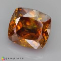 Natural Sphalerite 15.25 Carats Multicolor Honey Yellow Cushion 14x13 mm Loose Gemstone - Image 3