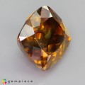 Natural Sphalerite 15.25 Carats Multicolor Honey Yellow Cushion 14x13 mm Loose Gemstone - Image 5