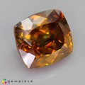 Natural Sphalerite 15.25 Carats Multicolor Honey Yellow Cushion 14x13 mm Loose Gemstone - Image 6