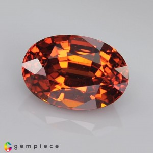 spessartite garnet  4.09cts - 11x7mm