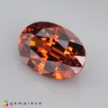 Natural Spessartite garnet 4.09 Carats Orange Red Oval 11x7 mm Loose Gemstone - Image 3