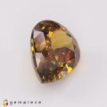 Natural Sphene 6.11 Carats Golden Yellow With Red Sparks Pear 14x10 mm Loose Gemstone - Image 5