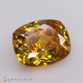Natural Sphalerite 10.49 Carats Golden Yellow Cushion 15x12 mm Loose Gemstone - Image 1