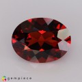 Natural Spessartite garnet 5.04 Carats Coke Red  Oval 12x9 mm Loose Gemstone - Image 6