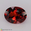 Natural Spessartite garnet 5.04 Carats Coke Red  Oval 12x9 mm Loose Gemstone - Image 5