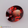 Natural Spessartite garnet 5.04 Carats Coke Red  Oval 12x9 mm Loose Gemstone - Image 7