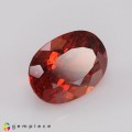 Natural Spessartite garnet 8.67 Carats Orange Red Oval 14x10 mm Loose Gemstone - Image 5