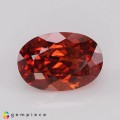 Natural Spessartite garnet 8.67 Carats Orange Red Oval 14x10 mm Loose Gemstone - Image 7