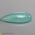 Natural Peru opal 7.99 Carats Paraiba Blue Green Pear 26x11 mm Loose Gemstone - Image 7