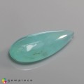 Natural Peru opal 7.99 Carats Paraiba Blue Green Pear 26x11 mm Loose Gemstone - Image 3
