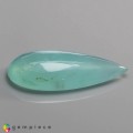 Natural Peru opal 7.99 Carats Paraiba Blue Green Pear 26x11 mm Loose Gemstone - Image 4