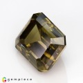 Natural Zircon 9.71 Carats Honey Yellow Emerald 12x9 mm Loose Gemstone - Image 3