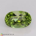 Natural Peridot 5.92 Carats Meadow Green Oval Cushion 13x8 mm Loose Gemstone - Image 1