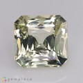 Natural Grossular garnet 3.23 Carats Light Pastel Yellow Octagon 8x5 mm Loose Gemstone - Image 1
