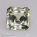 Natural Grossular garnet 3.23 Carats Light Pastel Yellow Octagon 8x5 mm Loose Gemstone - Image 2