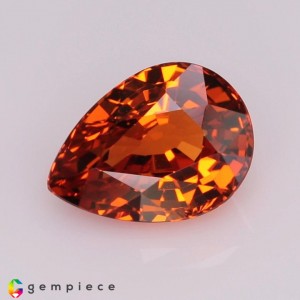 spessartite garnet  3.07cts - 10x7mm