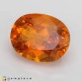 Natural Clinohumite 3.64 Carats Fiery Orange Oval 11x8 mm Loose Gemstone - Image 3