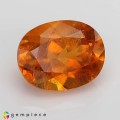 Natural Clinohumite 3.64 Carats Fiery Orange Oval 11x8 mm Loose Gemstone - Image 6