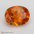 Natural Clinohumite 3.64 Carats Fiery Orange Oval 11x8 mm Loose Gemstone - Image 7