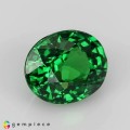 Natural Tsavorite garnet 1.09 Carats Chrome Green Oval 7x6 mm Loose Gemstone - Image 6