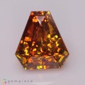 Natural Sphalerite 9.35 Carats Yellow Orange Fancy  13x12 mm Loose Gemstone - Image 7