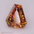 Natural Sphalerite 9.35 Carats Yellow Orange Fancy  13x12 mm Loose Gemstone - Image 2