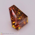 Natural Sphalerite 9.35 Carats Yellow Orange Fancy  13x12 mm Loose Gemstone - Image 6