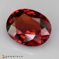 Natural Hessonite garnet 8.30 Carats Cinnamon Red Oval 14x11 mm Loose Gemstone - Image 2