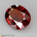 Natural Hessonite garnet 8.30 Carats Cinnamon Red Oval 14x11 mm Loose Gemstone - Image 3