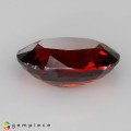 Natural Hessonite garnet 8.30 Carats Cinnamon Red Oval 14x11 mm Loose Gemstone - Image 4