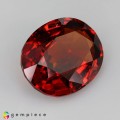 Natural Hessonite garnet 8.30 Carats Cinnamon Red Oval 14x11 mm Loose Gemstone - Image 5