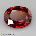 Natural Hessonite garnet 8.30 Carats Cinnamon Red Oval 14x11 mm Loose Gemstone - Image 7