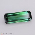 Natural Tourmaline 4.45 Carats Green Antique Cushion 15x6 mm Loose Gemstone - Image 1