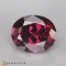 rhodolite garnet  6.41cts - 12x9mm