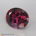 Natural Rhodolite garnet 6.41 Carats Pinkish Red Oval 12x9 mm Loose Gemstone - Image 3
