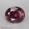 Natural Rhodolite garnet 6.41 Carats Pinkish Red Oval 12x9 mm Loose Gemstone - Image 7