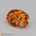 Natural Spessartite garnet 2.04 Carats Fiery Orange Oval 9x7 mm Loose Gemstone - Image 2