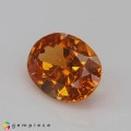 Natural Spessartite garnet 2.04 Carats Fiery Orange Oval 9x7 mm Loose Gemstone - Image 3