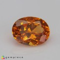 Natural Spessartite garnet 2.04 Carats Fiery Orange Oval 9x7 mm Loose Gemstone - Image 1