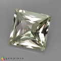 Natural Grossular garnet 3.77 Carats Light Pastel Yellow Square  10x9 mm Loose Gemstone - Image 2