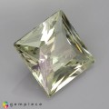 Natural Grossular garnet 3.77 Carats Light Pastel Yellow Square  10x9 mm Loose Gemstone - Image 5
