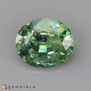 demantoid garnet  1.02cts - 7x6mm demantoid garnet  1.02cts - 7x6mm