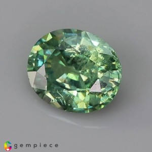 demantoid garnet  1.02cts - 7x6mm demantoid garnet  1.02cts - 7x6mm