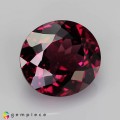 Natural Rhodolite garnet 5.69 Carats Purplish Pink Oval 11x10 mm Loose Gemstone - Image 6