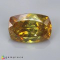 Natural Sphalerite 7.19 Carats Multicolor Cushion 13x9 mm Loose Gemstone - Image 1