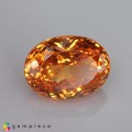 Natural Spessartite garnet 2 Carats Fanta Orange Oval 8x6 mm Loose Gemstone - Image 7