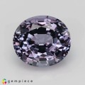 Natural Spinel 3.35 Carats Purple Oval 9x8 mm Loose Gemstone - Image 2
