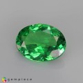 Natural Tsavorite garnet 0.97 Carats Chrome Green Oval 8x6 mm Loose Gemstone - Image 2