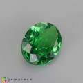 Natural Tsavorite garnet 0.97 Carats Chrome Green Oval 8x6 mm Loose Gemstone - Image 3