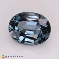 Natural Spinel 3.64 Carats Steel Blue Oval 11x8 mm Loose Gemstone - Image 1